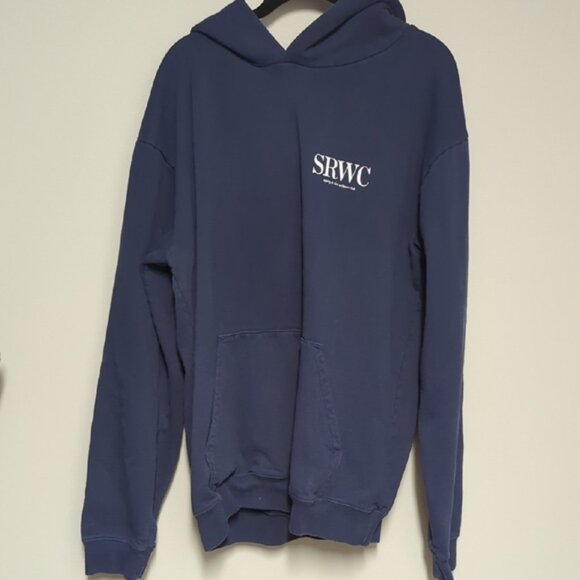 Sporty & Rich Navy Hoodie - Picture 1 of 6